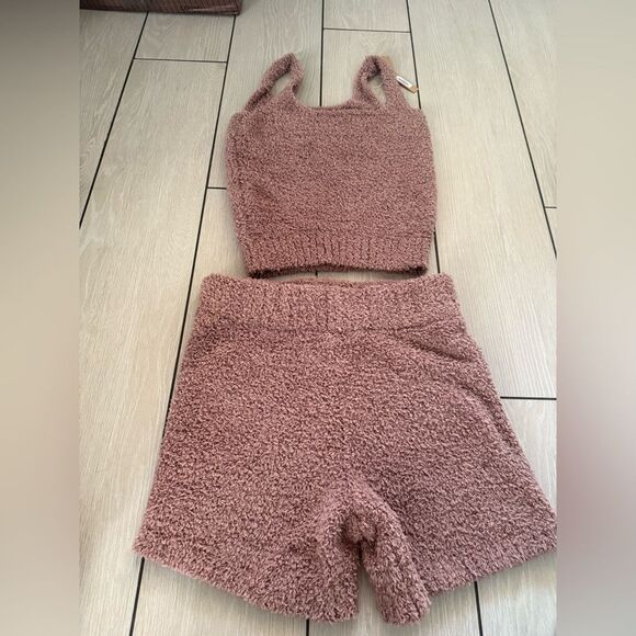 SKIMS Tops - Brand new SKIMS Cozy Knit Tank and Shorts Set  size L/xl